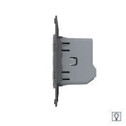 Одноклавишный сенсорный Адаптивный диммер Livolo (механизм) VL-FC1D1-2G