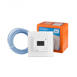 Терморегулятор Welrok AZ Wi-Fi для рамки LIVOLO с электронным управлением, датчик пола 3 м, цвет белый