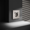 Купить Розетка встраиваемая VOLTUM S70 с заземлением и защитными шторками, с USB, A+A, (кашемир) VLS040403 в rum24.ru фото: 5