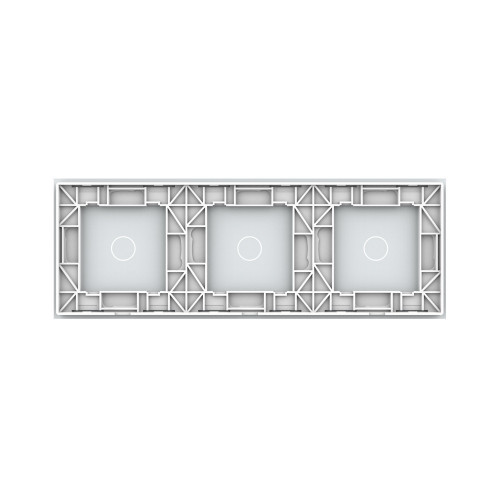 Купить Панель для трех одноклавишных выключателей LIVOLO белая BB-C7-C1/C1/C1-11 в rum24.ru фото: 5