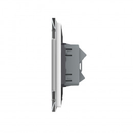 Розетка электрическая универсальная 16A Livolo, 1 пост, цвет белый