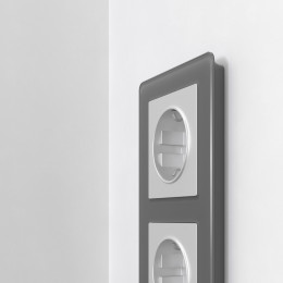 Рамка из акрила на 2 поста Acrylic графит