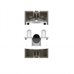 Розетка интернет RJ-45 кат. 6 Livolo, цвет шампань (механизм)