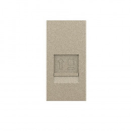 Розетка интернет RJ-45 кат. 6 Livolo, цвет шампань (механизм)