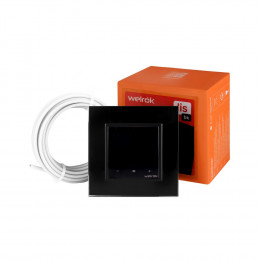 Терморегулятор Welrok LIS для рамки LIVOLO с сенсорным управлением, датчик пола 3 м, цвет черный