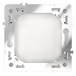 Заглушка VOLTUM S70 с суппортом, (белый глянцевый) VLS080101