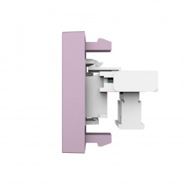 Розетка телефонная RJ-11 кат. 3 Livolo, цвет розовый (механизм)