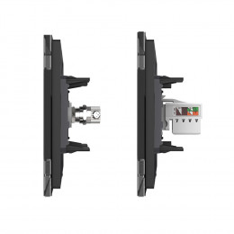 Розетка ТВ-Компьютер LIVOLO черная VL-C791VC-12