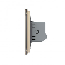 Одноклавишный сенсорный выключатель Livolo, 1 пост, Золотой VL-C701-13