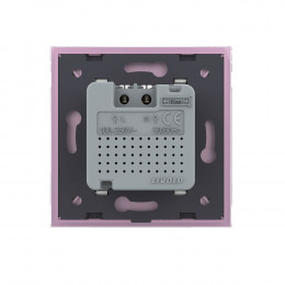 Датчик движения Livolo с сенсорным выключателем Розовый