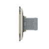 Купить Розетка с двумя USB type-A, блоком питания 5В 2.1А Livolo, 1 пост, цвет жемчужный в rum24.ru фото: 3