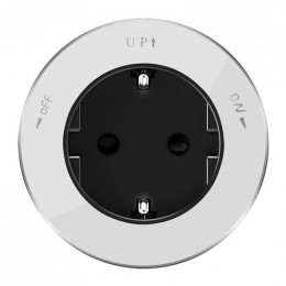 Systeme Electric MultiTrack Розетка 2К+З круглая 16А/250В Белый MTK13001W