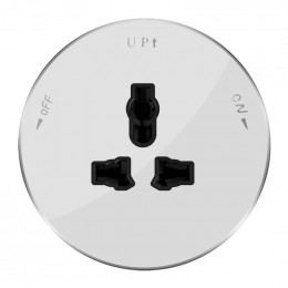 Systeme Electric MultiTrack Розетка универс. круглая 13А/250В Белый MTK13002W