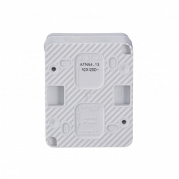 Одноклавишный с подсветкой влагозащищенный выключатель 10А IP54 Systeme Electric AtlasDesign Profi54 белый ATN540113